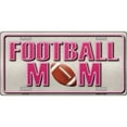thumbnail image 1 of Football Mom Metal License Plate, 1 of 1