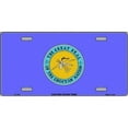 thumbnail image 1 of Choctaw Nation Flag Metal License Plate, 1 of 2