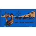 thumbnail image 1 of New Mexico Land of Enchantment Blue License Plate, 1 of 2