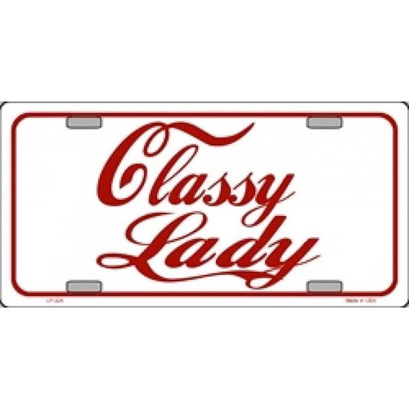 Classy Lady License Plate