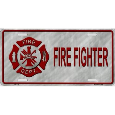 WILLIS' Fashion Custom Volunteer Firefighter Logo Metal