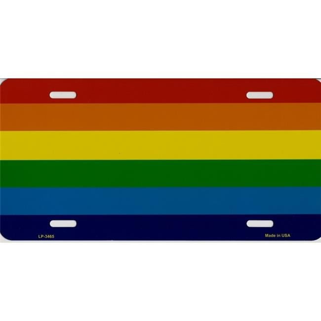 Gabon National Flag Metal License Plate - 6x12 Inch Novelty Aluminum Plate For Car, Truck, Or Wall Decor
