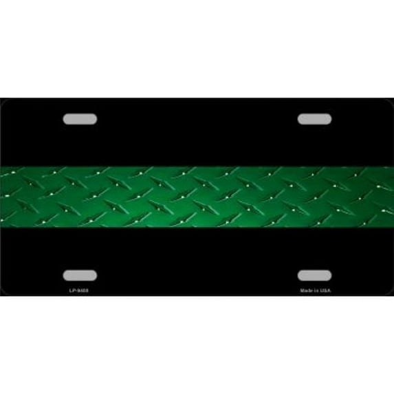 Federal Agents Diamond Plate Metal License Plate