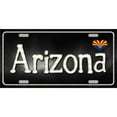 thumbnail image 1 of Arizona Flag Script Metal License Plate, 1 of 1