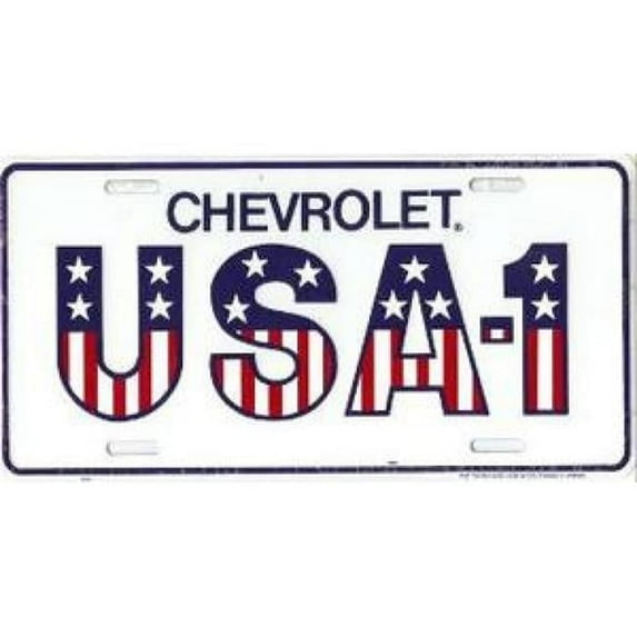 Chevrolet USA-1 License Plate
