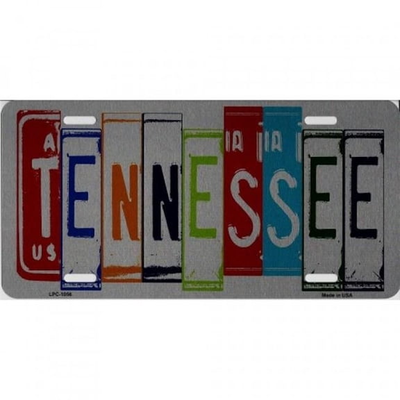 Tennessee Cut Style License Plate