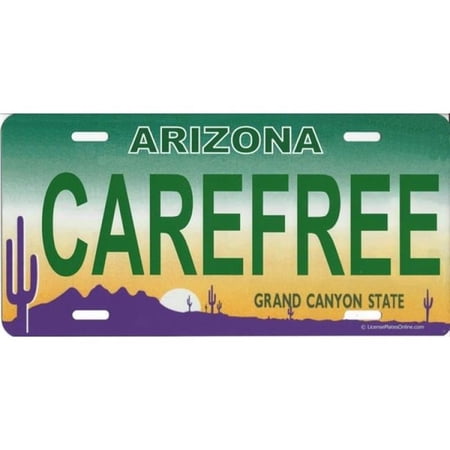 212 Main LPO1034 Arizona Carefree Photo License Plate