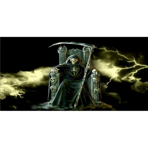 212 Main LPO1040 Grim Reaper Photo License Plate