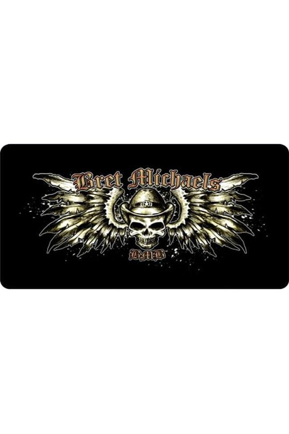LPO1055 Bret Michaels Photo License Plate