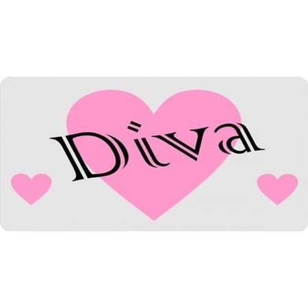 Diva Photo License Plate