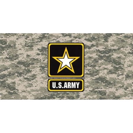 Army Digital Camo Photo License Plate