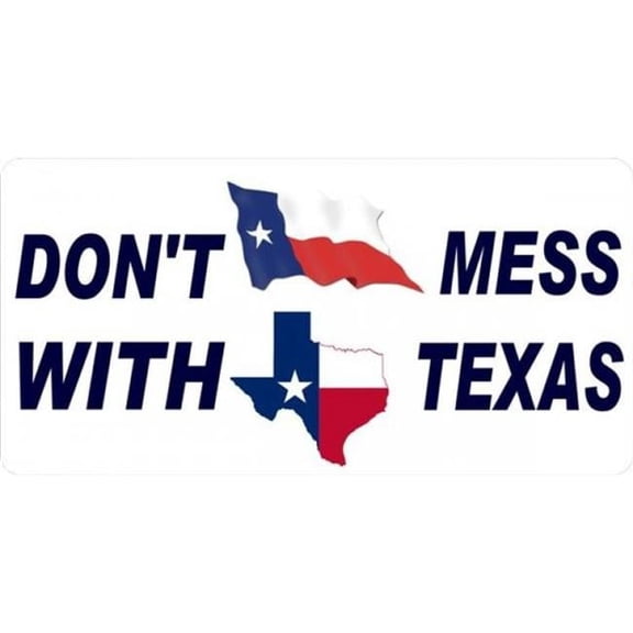212 Main LPO1138 Dont Mess with Texas Photo License Plate