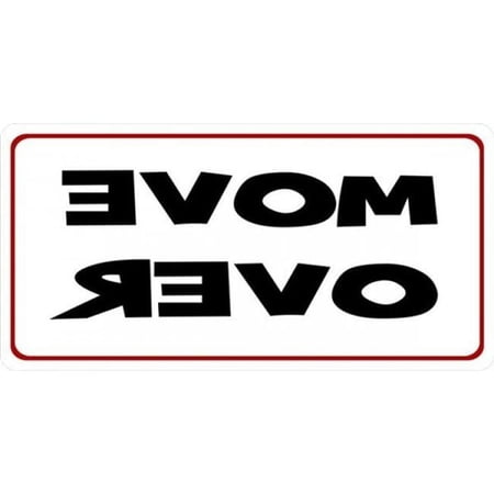 Move Over Photo License Plate