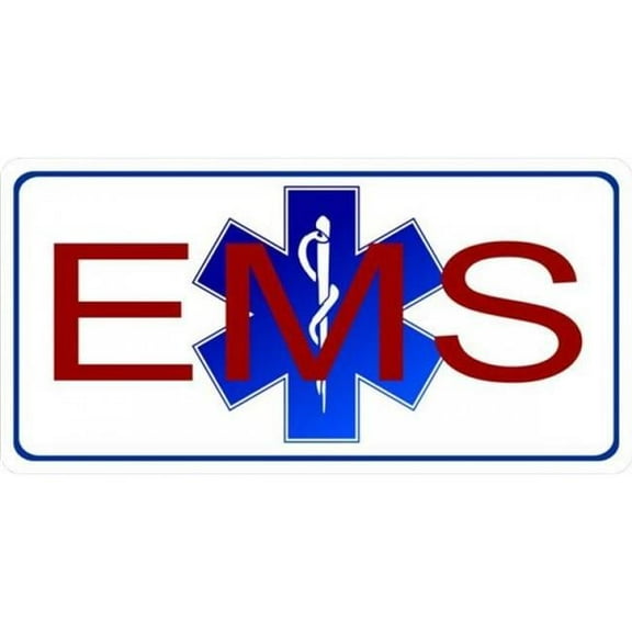 EMS Photo License Plate