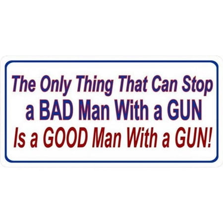 212 Main LPO1300 A Good Man with a Gun Photo License Plate