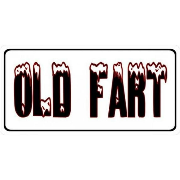 Old Fart Photo License Plate
