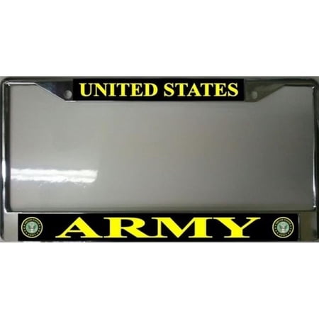 United States Army Photo License Plate Frame Free Screw Caps Included