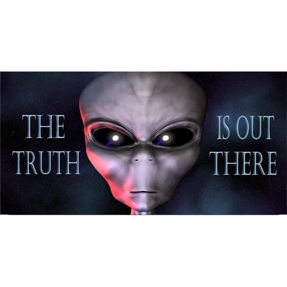 212 Main LPO1444 The Truth is Out There Photo License Plate