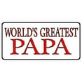 thumbnail image 1 of World's Greatest Papa Photo License Plate, 1 of 1