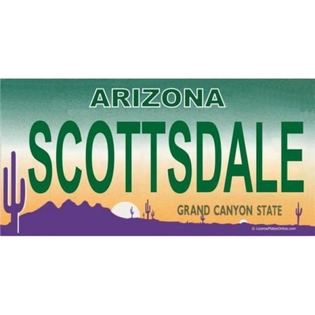 212 Main LPO1666 Arizona Scottsdale Photo License Plate