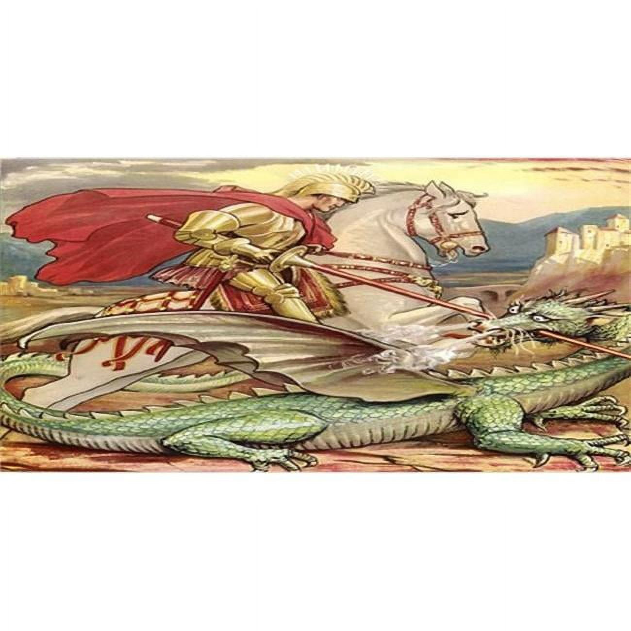 212 Main LPO168 6 x 12 in. St. George the Dragon Slayer Photo License ...