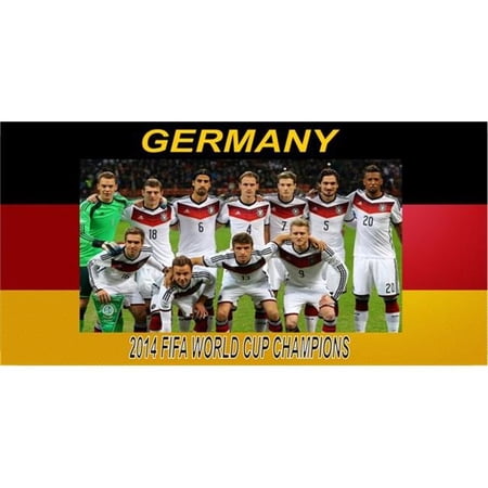 212 Main LPO1699 Germany 2014 World Cup Champs Photo License Plate