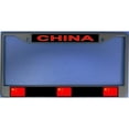 thumbnail image 1 of 212 Main LPO1703 China Flag Photo License Plate Frame, Free Screw Caps, 1 of 1