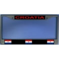 thumbnail image 1 of 212 Main LPO1706 Croatia Flag Photo License Plate Frame, Free Screw Caps, 1 of 1