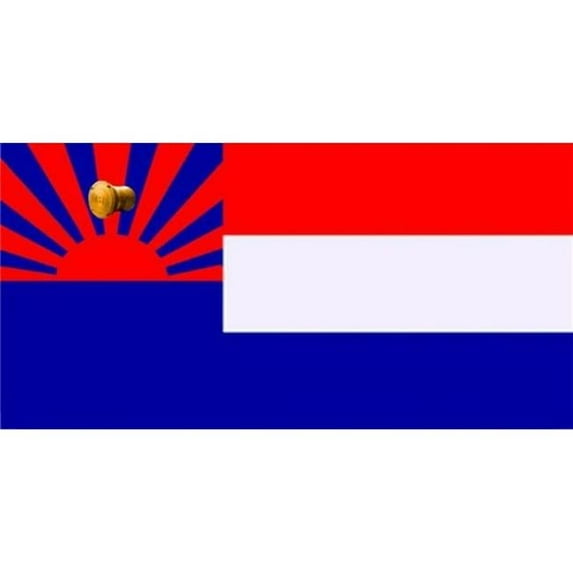 Karen Flag Photo License Plate