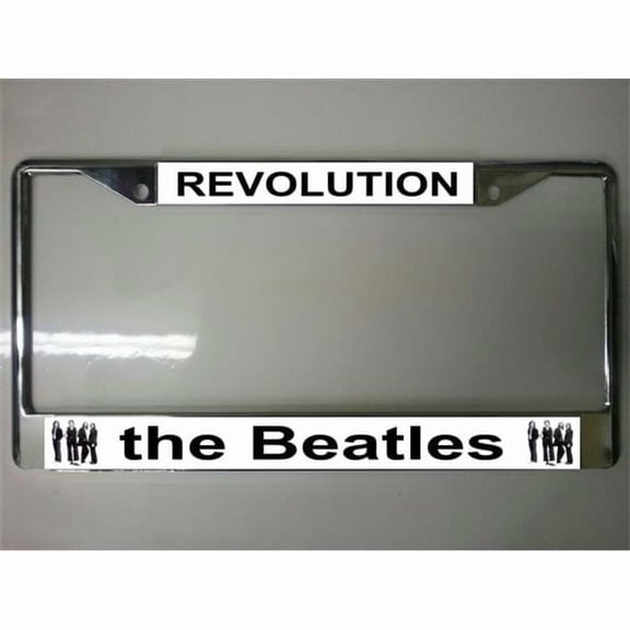 212 Main LPO174 6 x 12 in. The Beatles Revolution Photo License Plate Frame - Free Screw Caps with this Frame