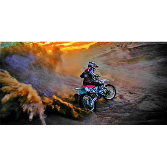 Motocross Photo License Plate