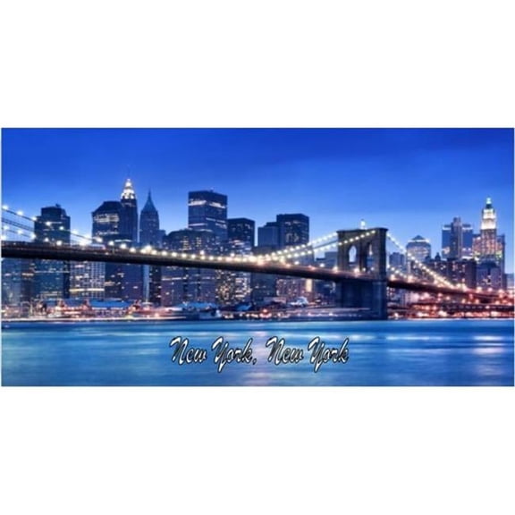 New York, New York Photo License Plate