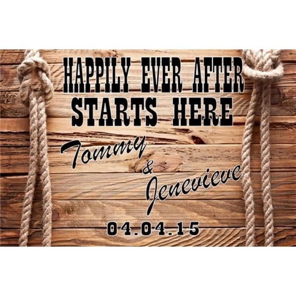 Happily Ever After Personalized Parking Sign