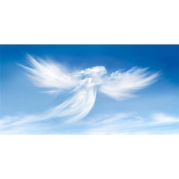 Angel Clouds Photo License Plate