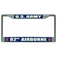 thumbnail image 1 of US Army 82nd Airborne Photo License Plate Frame, 1 of 2