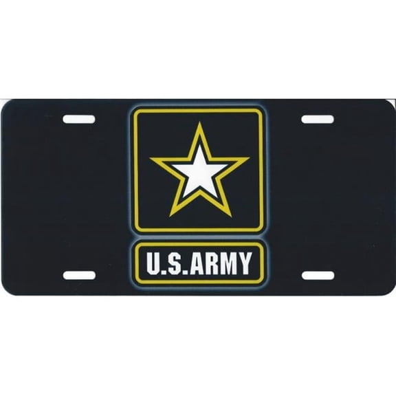 U.S. Army Logo Photo License Plate