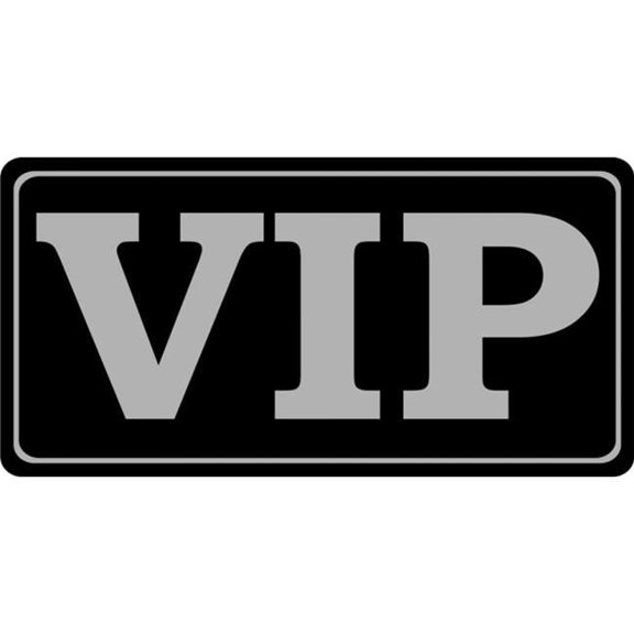 VIP Photo License Plate