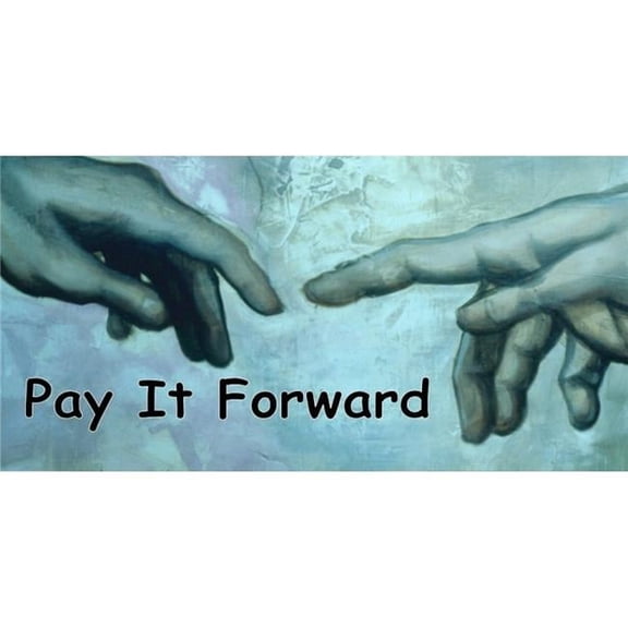 Pay It Forward Photo License Plate