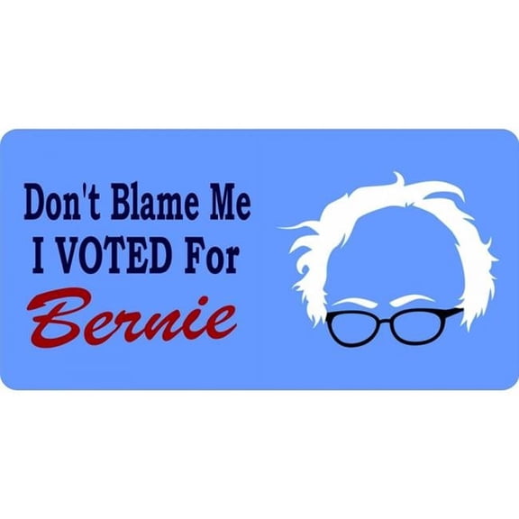 212 Main LPO2964 6 x 12 in. Dont Blame Me I Voted for Bernie Photo License Plate