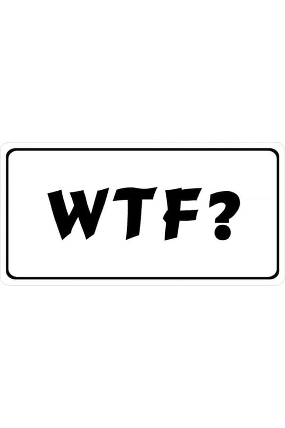WTF? Photo License Plate