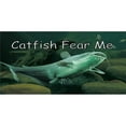 thumbnail image 1 of Catfish Fear Me Photo License Plate, 1 of 1