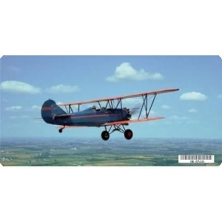 Bi-Plane Photo License Plate
