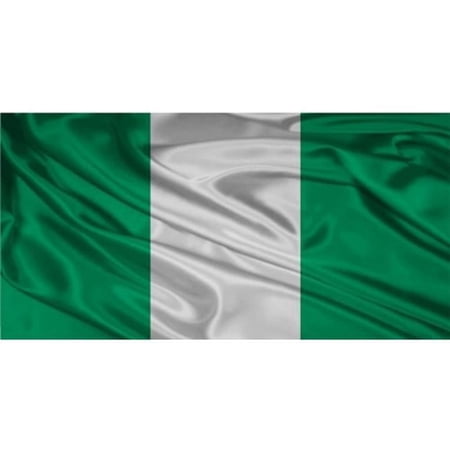 Nigeria Flag Photo License Plate