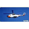 thumbnail image 1 of U.S. Coast Guard Helicopter Photo License Plate, 1 of 1