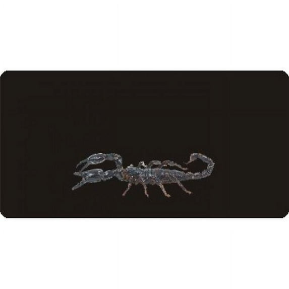212 Main LPO3233 6 x 12 in. Scorpion on Black Photo License Plate
