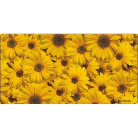 Sunflowers Photo License Plate