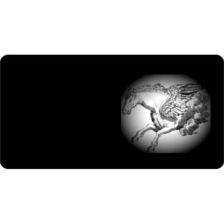 Offset Pegasus Photo License Plate