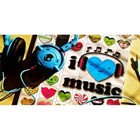 I Heart Music Photo License Plate