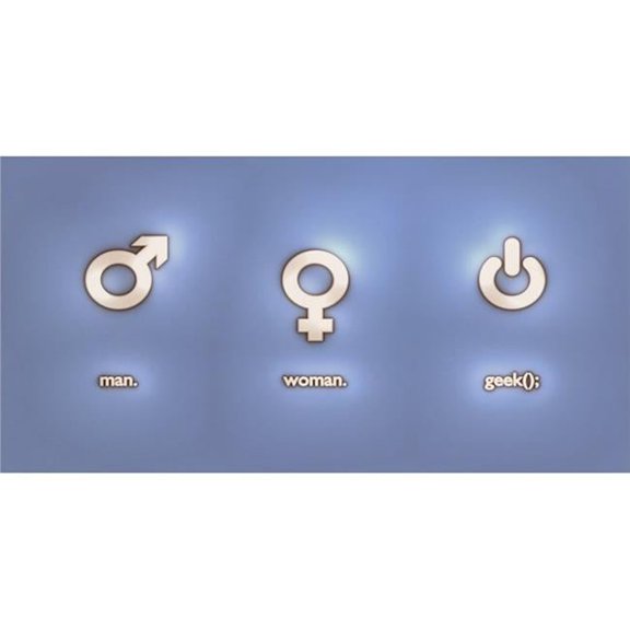 Man Woman Geek Photo License Plate