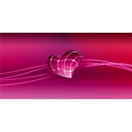 Pink Heart Photo License Plate